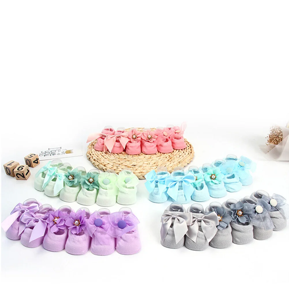

1Pair Slip-Resistant Baby Floor Socks Lightweight Comfortable Elastic Cuff for Newborns Toddlers Learning to Walk 0-12 13-36