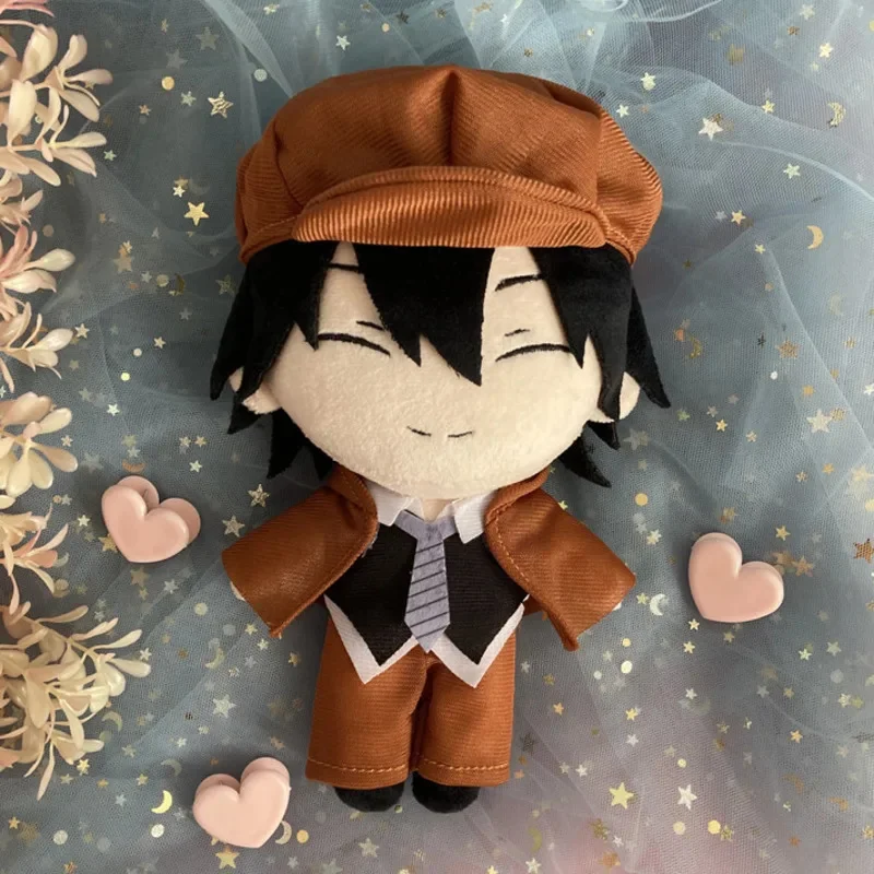 Stray A Dogs Anime Peripheral Doll Short Haired Velvet Edogawa Rampage Zhongyuan Nakano Ryunosuke 20cm Q Cotton Version Doll New