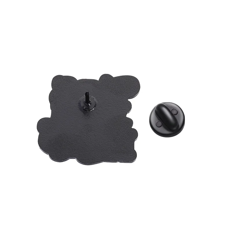  دبوس مينا لطيف "Twas The Tism My Lord"، بروش للارتداء اليومي لملابس حقائب الظهر، شارة معدنية للجنسين إكسسوارات حقائب نسائية #5