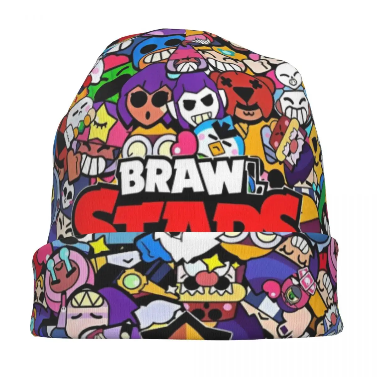 Brawling-Heros Team Games Bonnet Hat Autumn Winter Outdoor Skullies Beanies Hats Unisex Warm Dual-use Cap