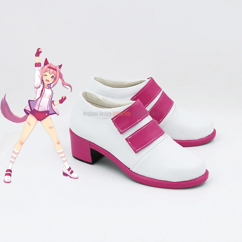 Umamusume: Pretty Derby Haru Urara  Anime Characters Shoe Cosplay Shoes Boots Party Costume Prop