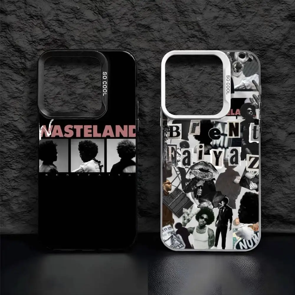 

B-Brent Faiyaz Albums W-Wasteland Phone Case For IPhone 16 17 15 14 12 13 Pro Max Black Color Shockproof Cover