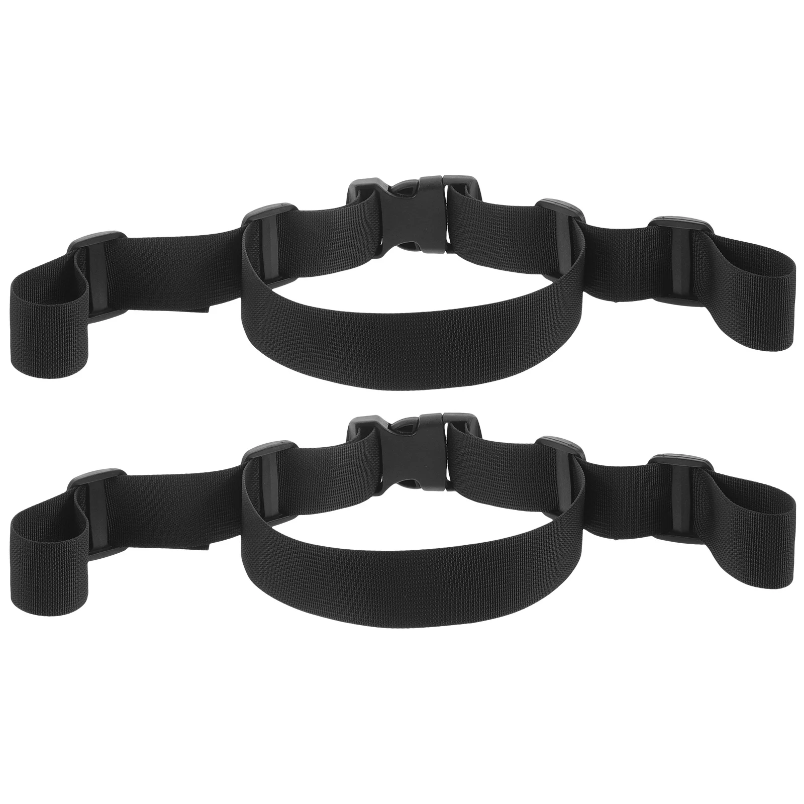 สายรัดเก้าอี้สูงแบบปรับได้ 2 ชิ้น สายรัดนิรภัยสำหรับรถเข็นเด็ก เก้าอี้เด็กเล็ก สายรัดนิรภัยแบบแน่นหนา