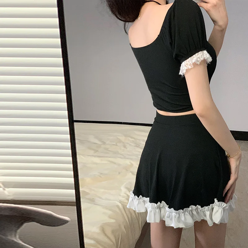 Instagram Style Women Two Piece Skirted Swimsuit Hot Spring Bathing Suit Slimming Tummy Control Fashion Beachwear view 4