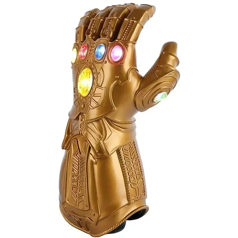 In Stock Action Figure Cosplay Thanos Gloves Infinity War Infinity Gauntlet Led Light Superhero Adult Kids Toy Gifts Costume