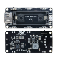 16340 lithium battery mobile power expansion board 4.5V~5.5V lithium battery charging board module