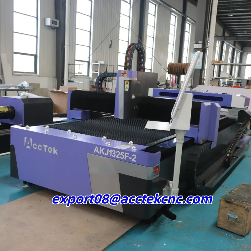 Metal and Non-metal Metal Working and Fabrication Machinery Dual-laser W6 CO2 AKJ1325F-2 co2 Laser Machine CNC Laser Cutter CNC