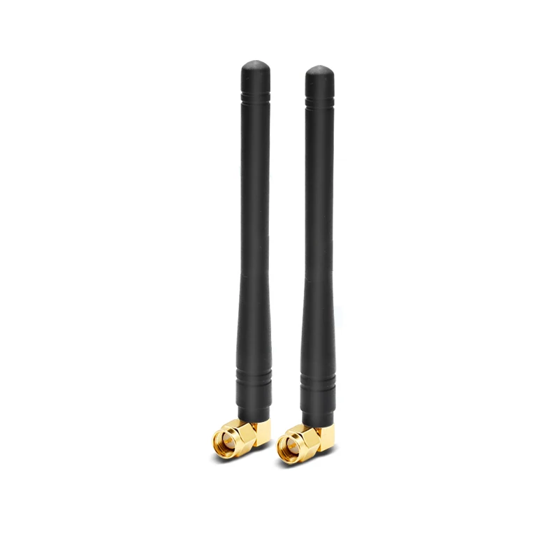 2PCS GPS antenna elbow SMA male navigation positioning external glue stick omnidirectional high gain remote control antenna