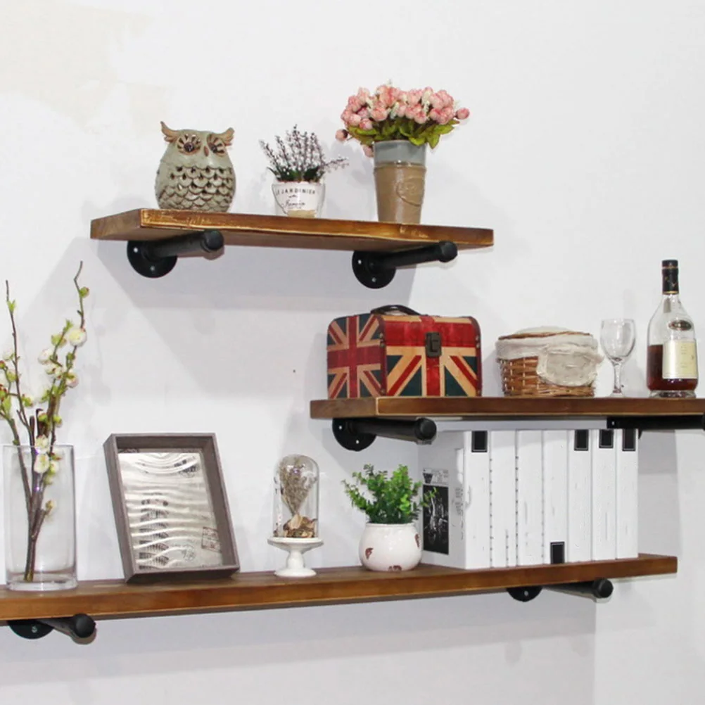 

Water Pipe Support Frame Racking Shelving Corner Brace Clapboard Bracket Shelf Strong Steel Anti Rust Suitable Home Factory Easy