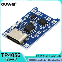 10 stks TP4056 5 V 1A Type-c Ingangsinterface USB 18650 Lithiumbatterij Opladen Board Oplader Module met Dubbele Bescherming Functies