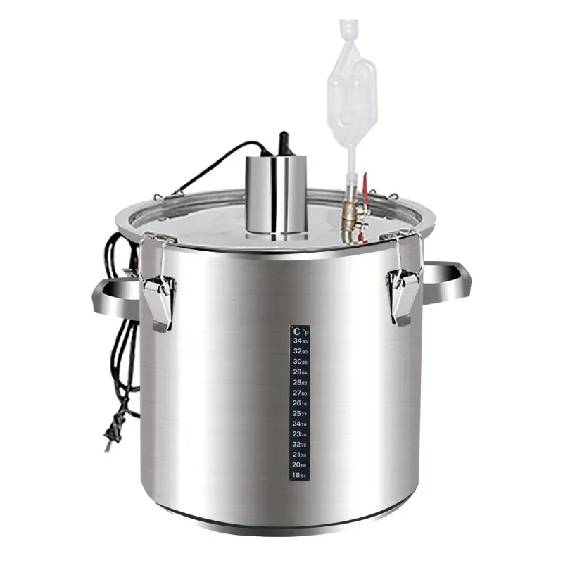 Constant Temperature Fermentation Barrel Wine Barrel Stainless Steel Fermenter Warming Wine Fruit Fermentation Equipment