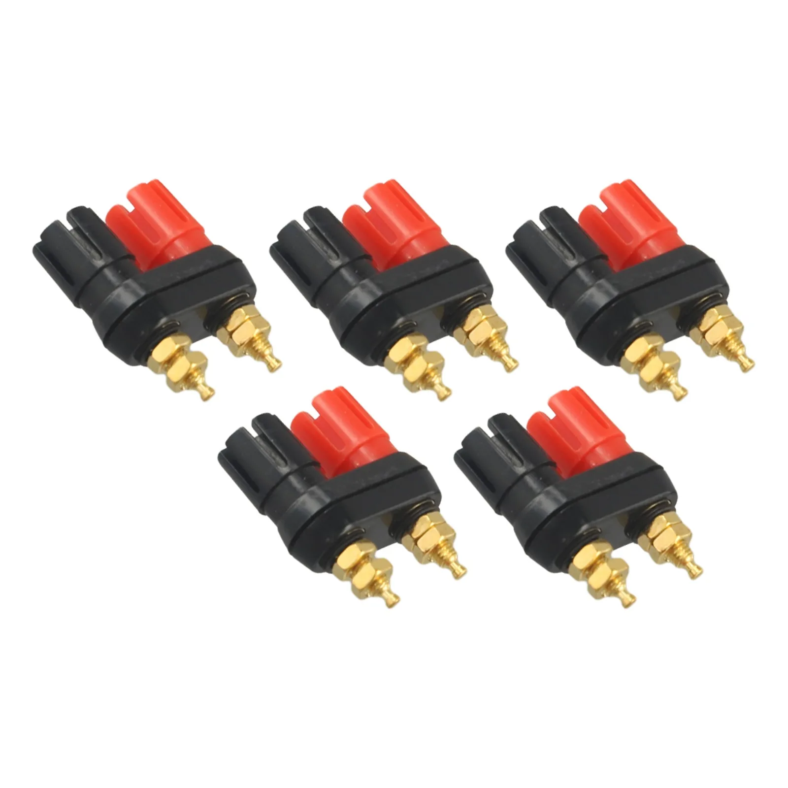 

4mm Banana Socket Dual Banana Connector For Electronic Projects Standard Mounting Setups Two-hole Spacing 19mm