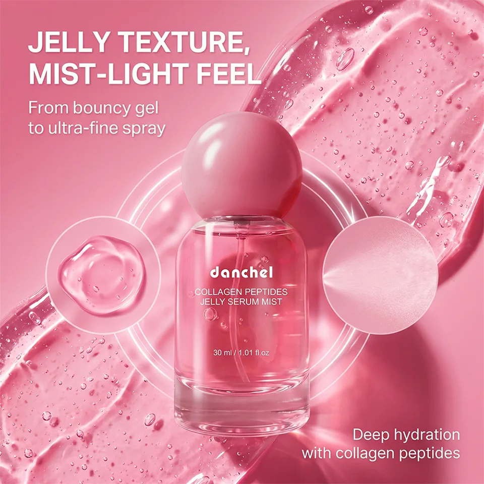 30ml Collagen Peptide Jelly Essence Spray Deep Hydration Moisturizing Skin Care Gel Serum