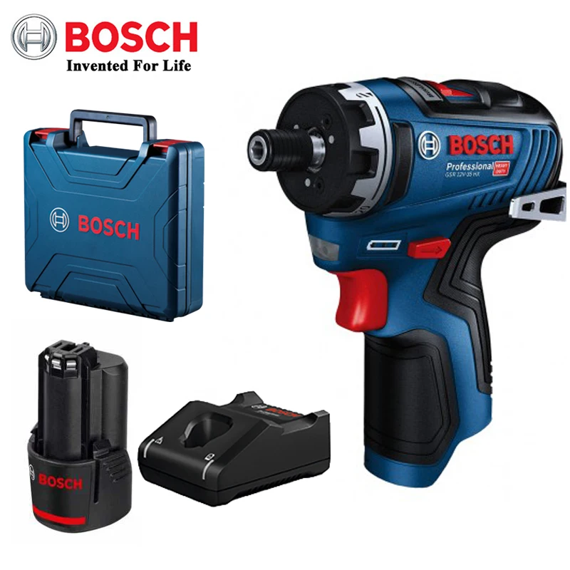 Bosch GSR 12V-35  Rechargeable Hand Drill Multi-function Household Lithium Battery Brushless Electric Screwdriver Power Tool