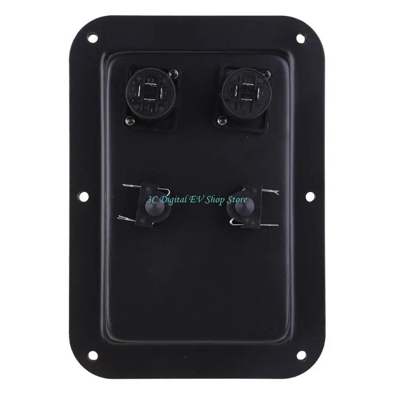 e74d ترتيب ترتيب طرفي post dual speakon pa dj speeper cabinet 4-core المقبس مقبس لوحة الطرف المرتبط