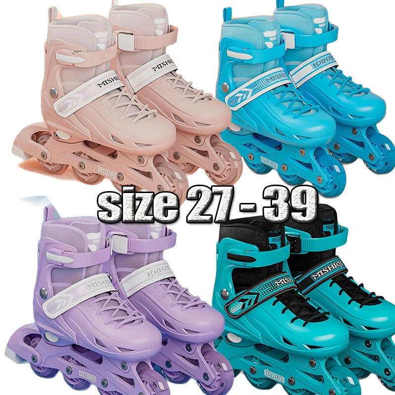 Professional Inline Roller Skates Woman Man Kids Speed Skate Shoes Outdoor Speed Skating 4 Wheels Sneaker Free Style Sneakers