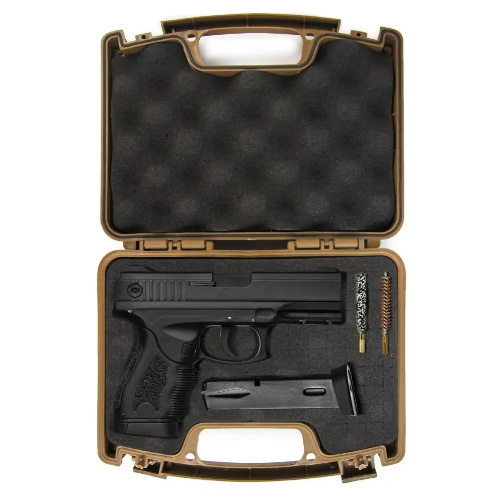 GUGULUZA ABS pistolet étui pistolet avec mousse Portable stockage pistolet boîte verrouillable étanche dur pistolet étui pour chasse Airsoft Paintball