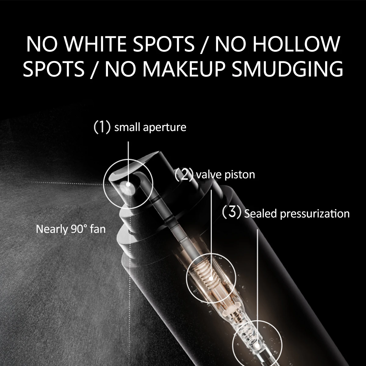 PRAMY Setting Spray FINISH,Fine Mist Texture,Refreshing&Non-Sticky,Long-Lasting Makeup Lock,Hydrating&Soothing,Gentle Formula