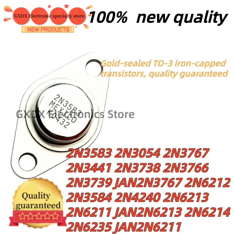 1pcs 2N4240 2N6213 2N6212 2N6211 JAN2N6213 JAN2N6211 2N6214 2N3054 2N3767 2N3766 2N3441 2N3738 2N3739 JAN2N3767 2N3584 2N3583