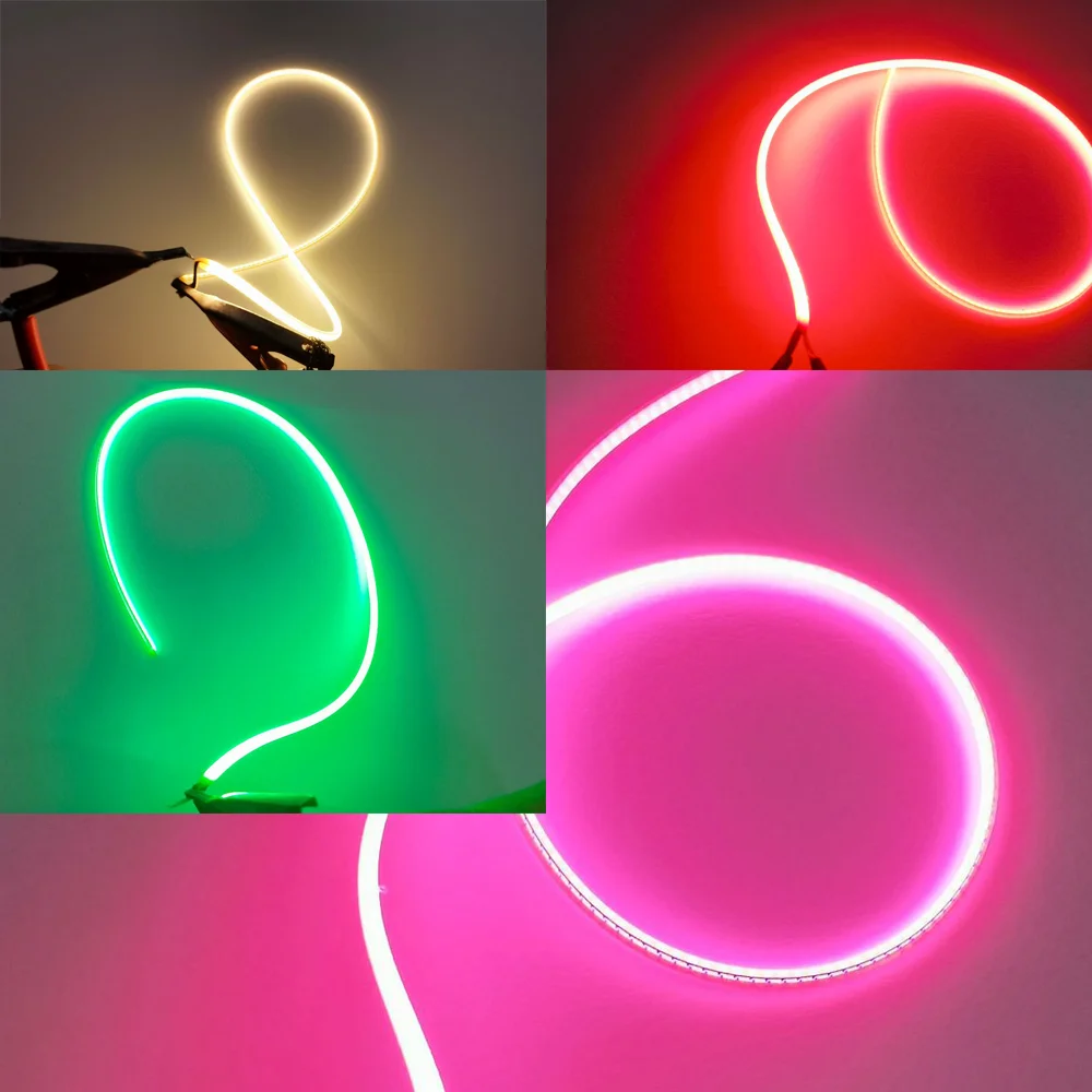 Filamento LED Flexible DC3V 80mm 110mm 128mm 190mm 300mm DIY bombilla Edison piezas de lámpara diodo filamento Flexible lámpara decorativa DIY