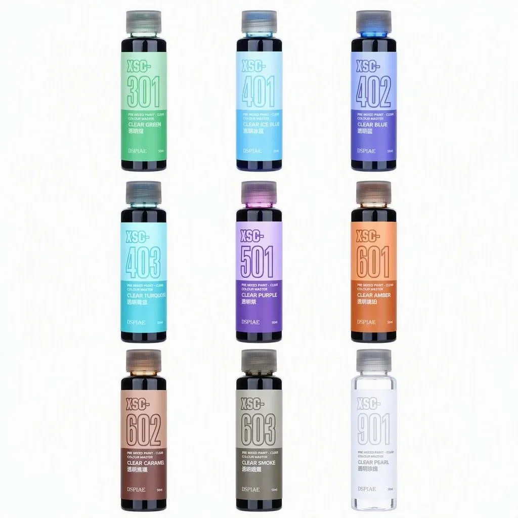 Neue DSPIAE XSC Serie 50ML Vorgemischte Wasserbasierte Farbe Basisfarbe Master Spray Painting Bemaltes Modellbausatz Pigment für Hobby DIY – Detail 7