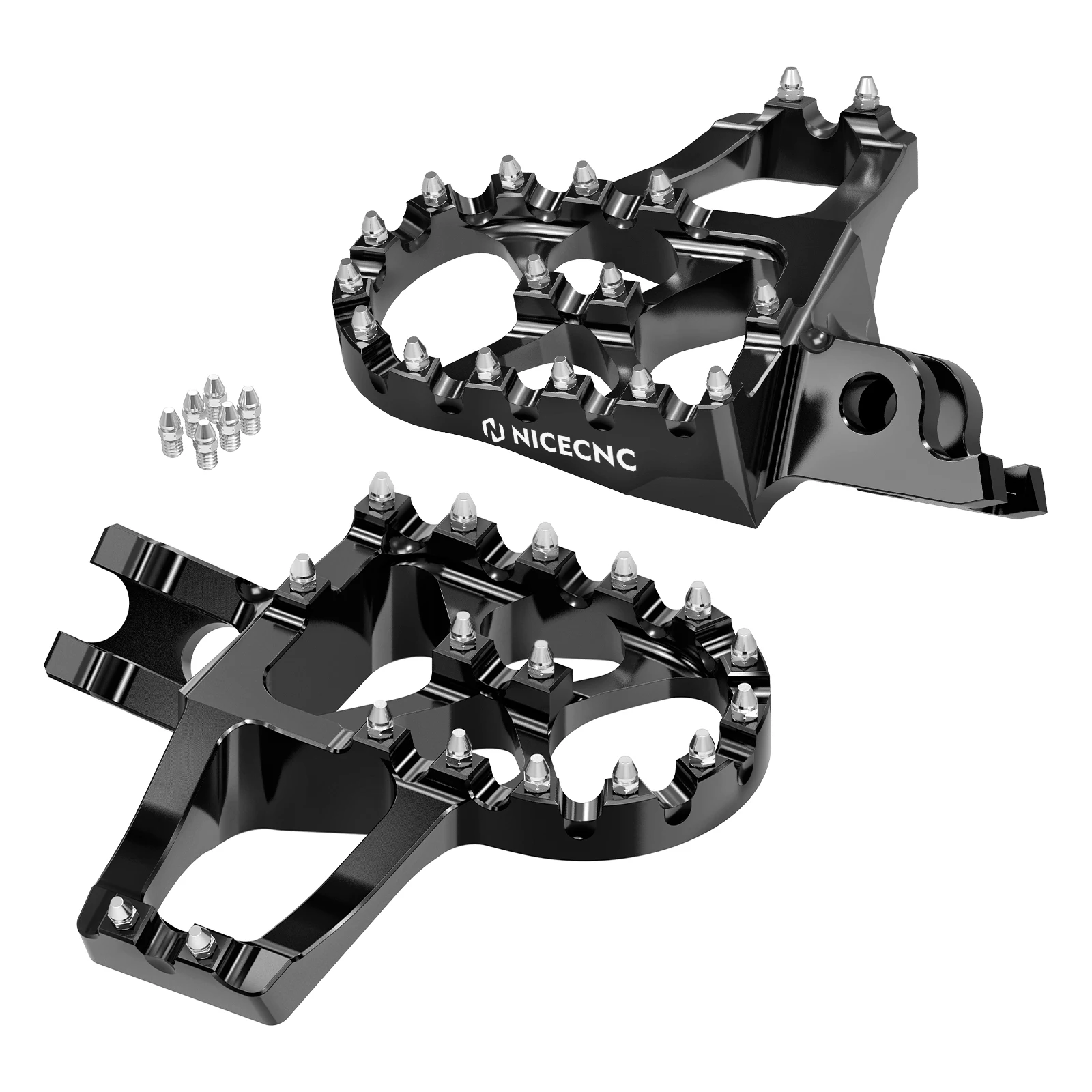 NICECNC For Honda CRF250L CRF250M 2012-2021 CRF250 RALLY 2017-2021 CRF300 RALLY CRF300L 2021-2022 Extender Foot Pegs Footrests