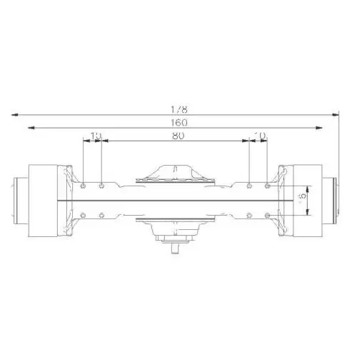 LESU 1/15 Idraulico RC Caricatore In Metallo CNC Asse Differenziale Blocco per Giocattoli di Controllo Remoto Modello di Auto Camion Pezzi di