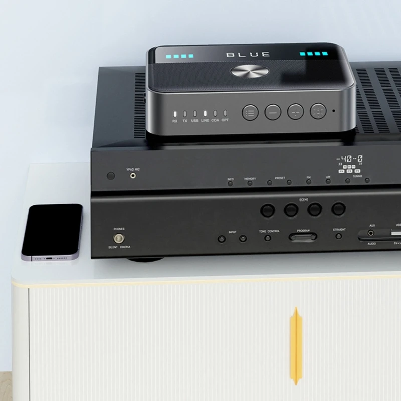 Ricevitore musicale compatibile con a batteria lunga, supporta più formati