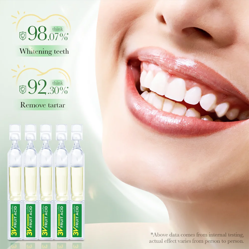 Serum z kwasem owocowym Blanquear Dientes Blanchiment dentyres Efficace Clareador De Dentes Diş Beyazlatma Aleti Blanchiment