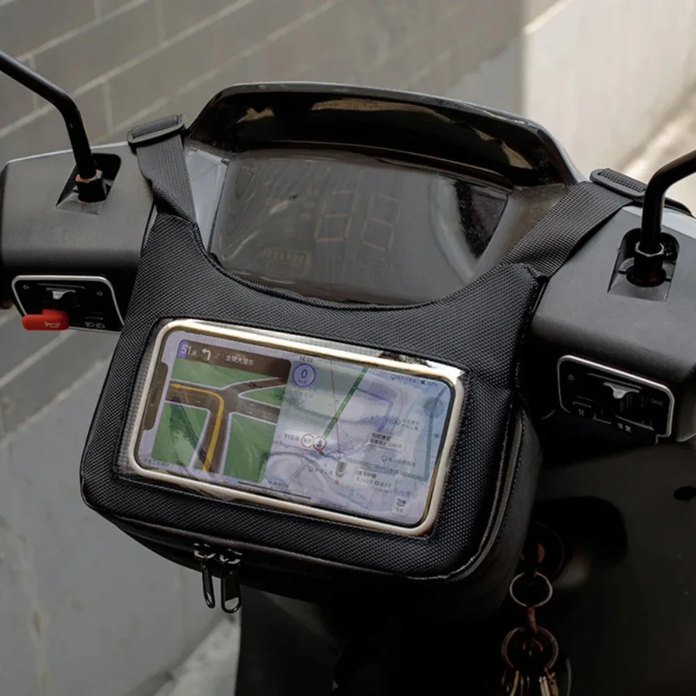 1Pcs Motorcycle Front Dashboard Bag Visual Touch Screen Navigation For Vespa 150 TMAX 530 560 GTS250 Motorcycle Accessories