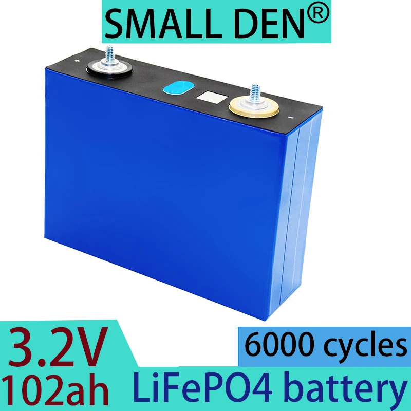 3.2v 102ah Lifepo4 Battery Lithium ion Battery DIY RV Energy Electric Vehicle Solar Outdoor Scooter Off road Vehicle Tricycle