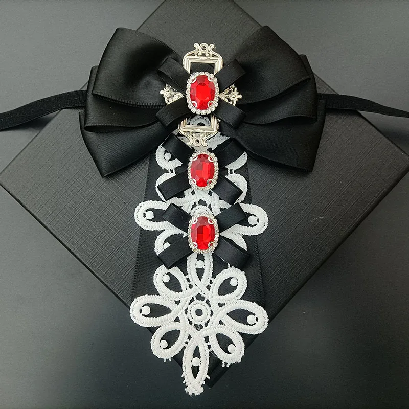

Original Handmade Bow Ties Retro British Korean Men's Business Banquet Prom Suit Shirt Accessories Luxury High-End Collar Flower