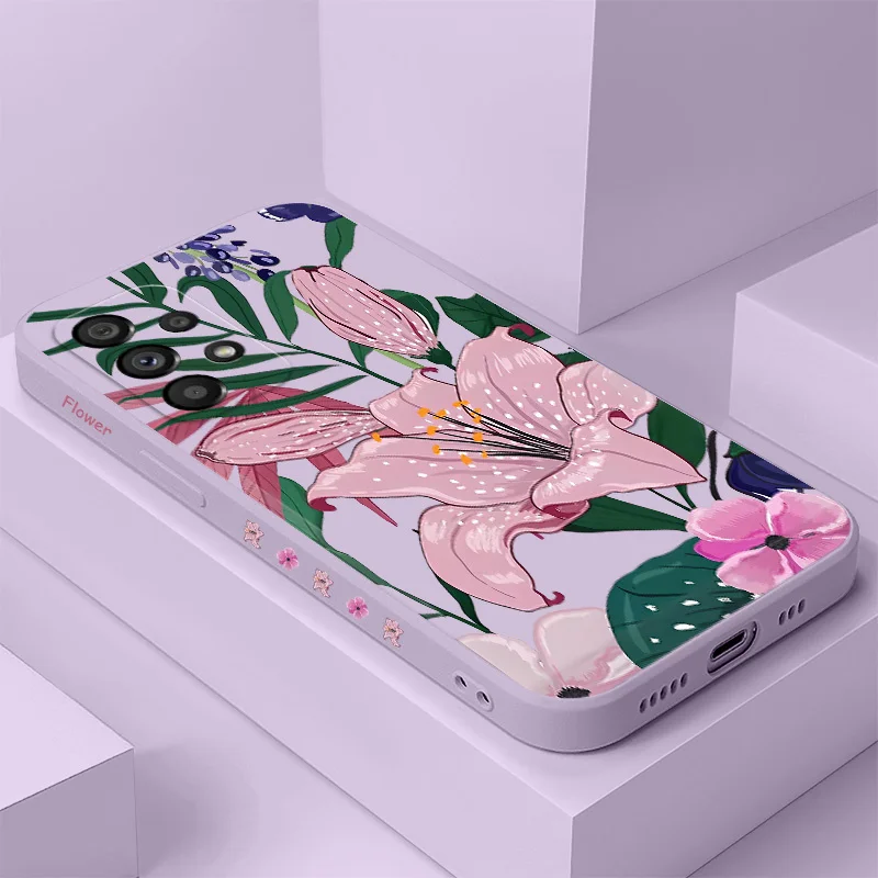 

Simple Morning Glory Case For Samsung Galaxy A73 A53 A33 A23 A13 A03 A72 A52 A52S A32 A22 A12 A02 A02S A71 A51 A31 A21S 4G 5G Co