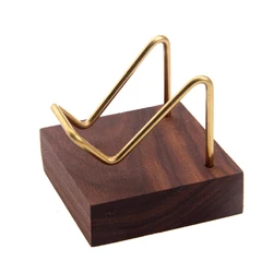 5*5 New style wooden crystal displays stone base glass ball holder sphere stand