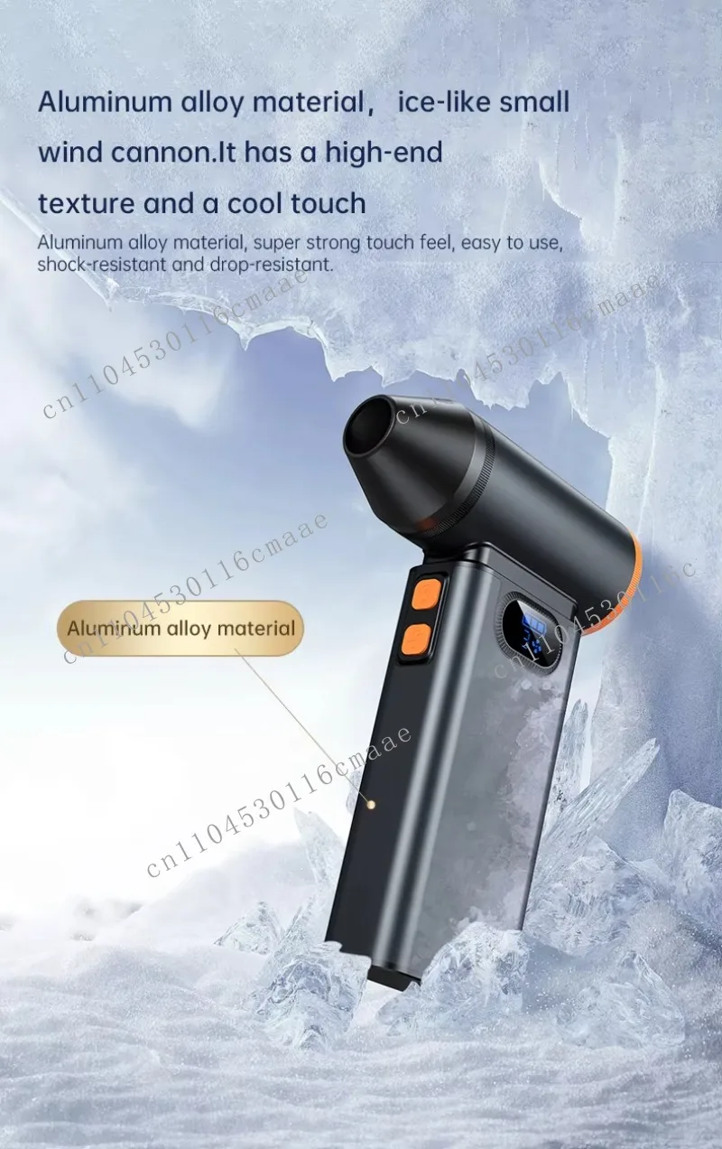 Portable Hand-held Dust Collector, Small Clothes Dryer with Brushless Motor Violent Fan for Automotive Cleaning