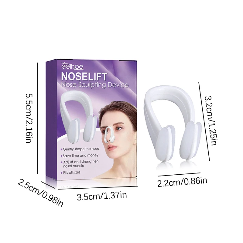 1Pcs Nose Up Lifting Shaping Clipper Shaper Bridge Straightening Beauty Nose Clip Corrector Massage Tool No Pain Silicone