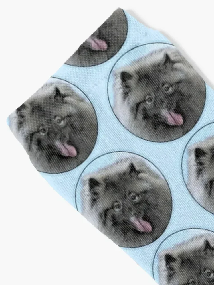 Keeshond - Rainy Socks cotton moving stockings Man Socks Women's