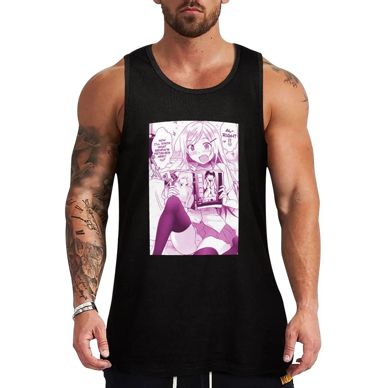 

Senpai's Fetishes Tank Top T-shirt for fitness vests for men t shirt gym
