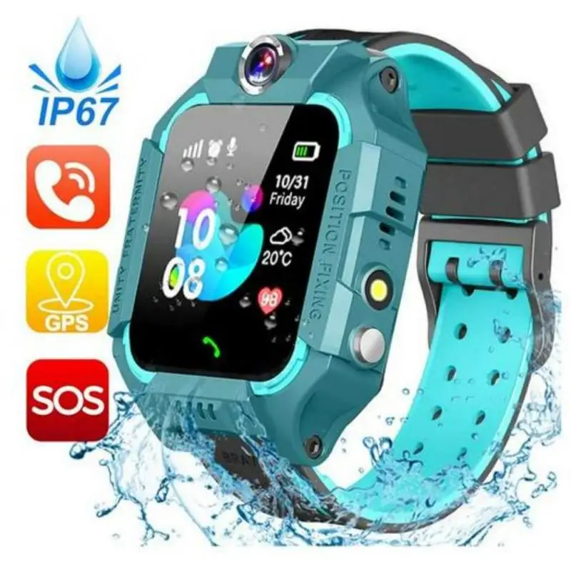 2023 New Smart Kids Watch Gps Call Message Card Sim Waterproof Smartwatch For Kids S0S Photo Remote For IOS Android Genuine Gift