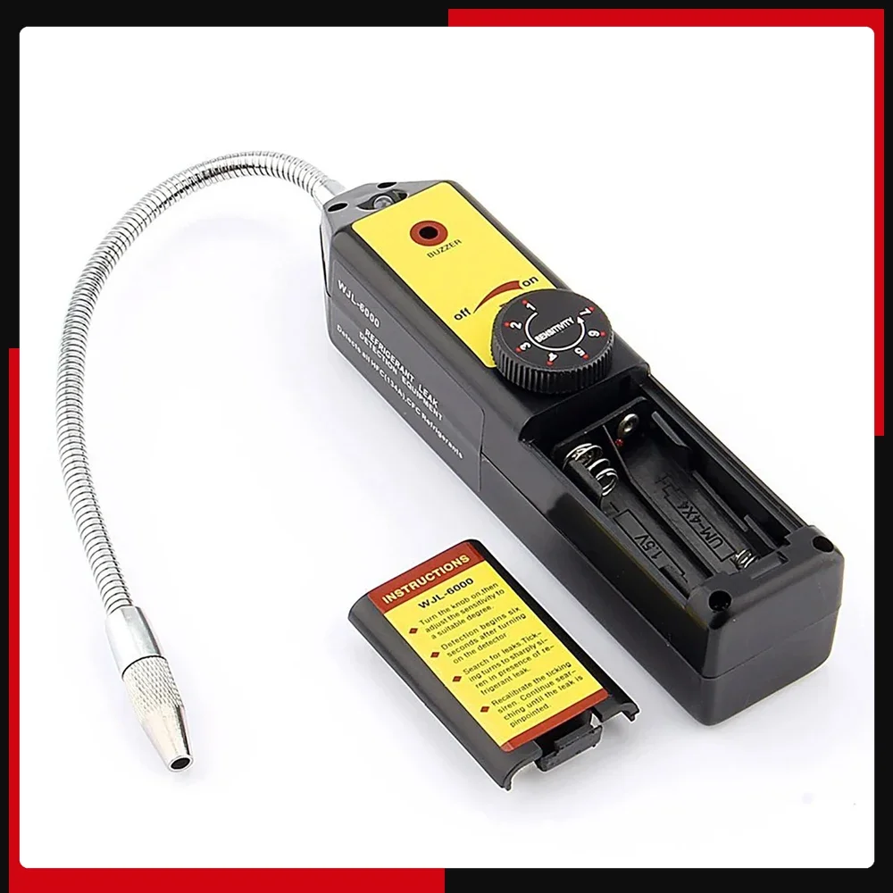 Detector halógeno Gas halógeno CFC HFC Detector de fugas de refrigerante R134a R410a R22a HVAC Checke Detector de fugas Detector de fugas halógeno