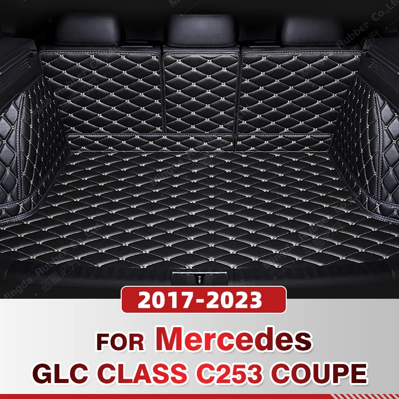 

Коврик в багажник с полным покрытием для Mercedes Benz GLC Class Coupe C253 2017-2023 22 21 20 19 18 Коврик для багажника автомобиля Аксессуары для интерьера