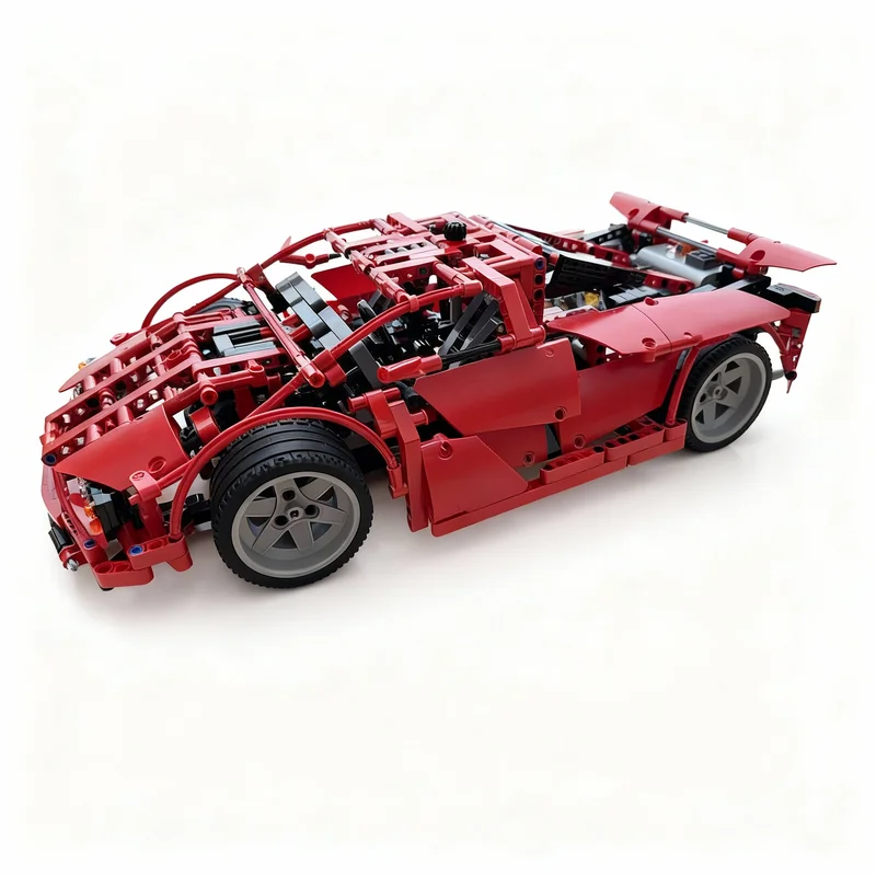 1225 pièces MOC Technic – Nouvelle Supercar Modèle Alternatif – Blocs de Construction – Idée Cadeau de Noël – Jouet Éducatif en Briques