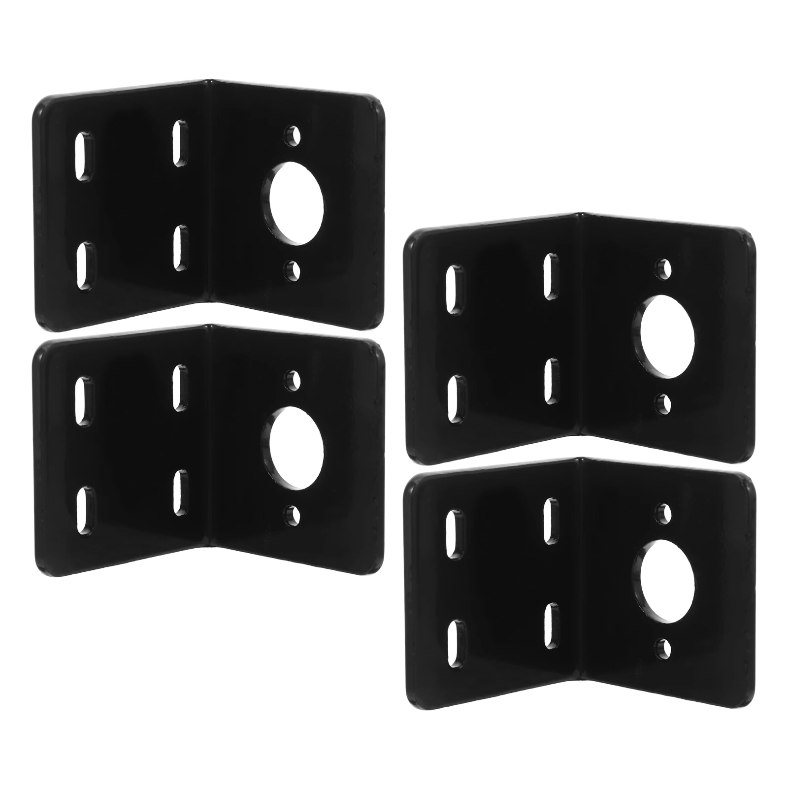 

4Pcs Motor Mounting Base Durable Metal Fixed Bracket Holder for Gear Stepper Electric Motor Replacement Parts Engine Stand