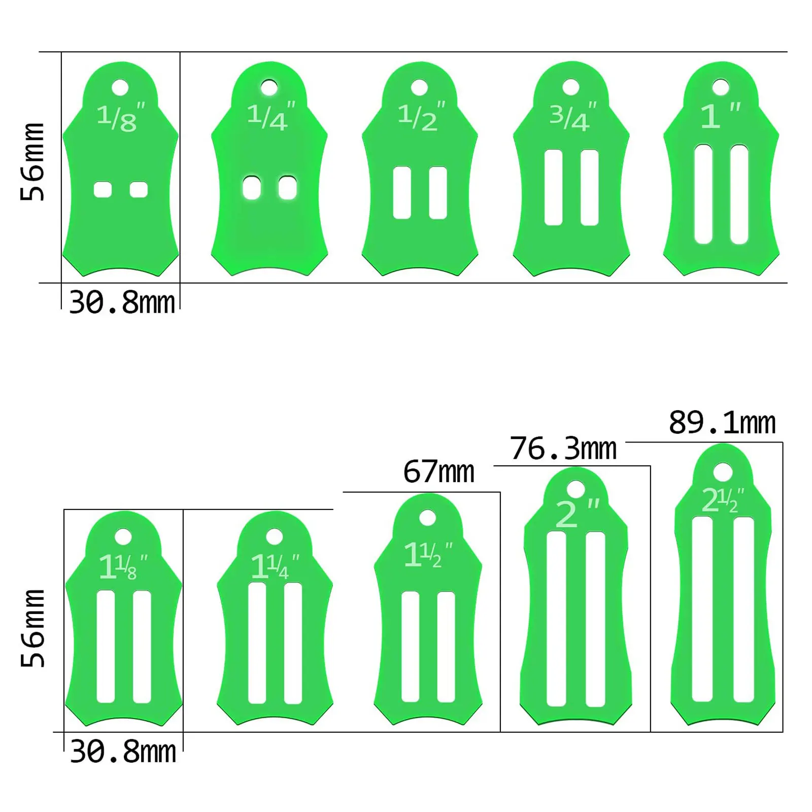 1Set DIY Fabric Tape Maker Bias Binding Quilting Tool Multi Size Lightweight Portable Fast Accurate Sewing Patchwork