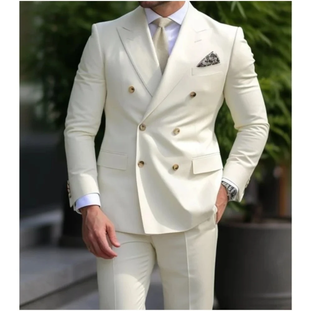 Jas Tuxedo Pria untuk Pernikahan, Formal, Oranye Berkilau, Model 2-Piece dengan Kancing Logam, Cocok untuk Kerja dan Sehari-hari