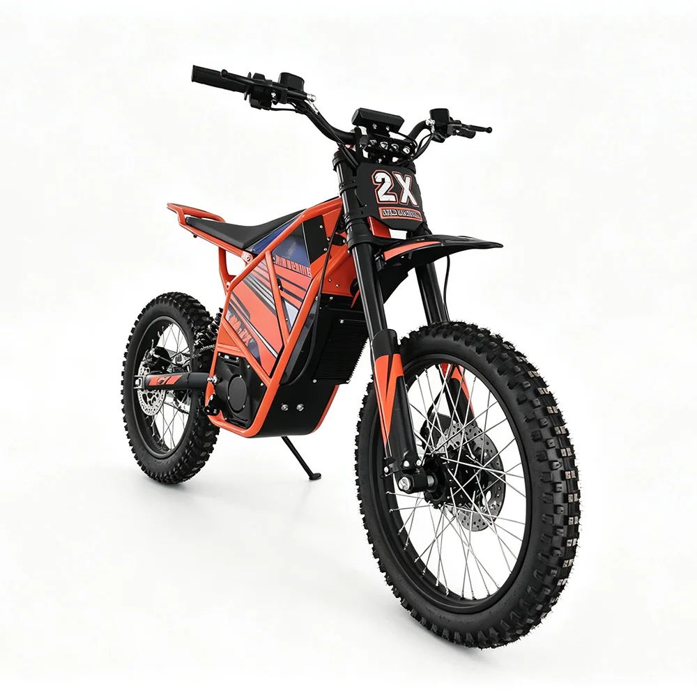 US Warehouse Fast Shipping MD-2X 8000W Electric Bike Permanent Magnet Motor Mid Drive 72V Electric Motorcycle