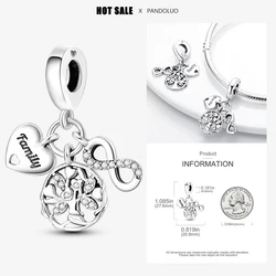 2024 Hot sale New in 925 Silver Eternal Symbol Tree of life Charm Beads Fit Pandora Bracelet Women Pendant Bead DIY Jewelry Gift