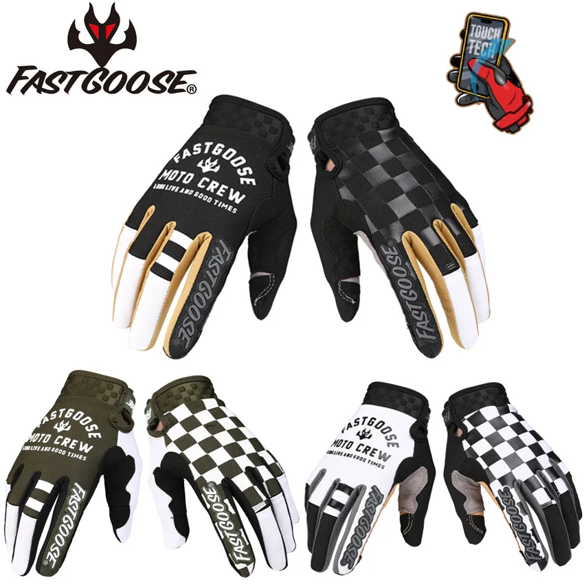 

2 Pairs Pack FASTGOOSE Touch Screen Spring Summer Fall Thin Cycling MX gloves Men's and women's motocross cycling gloves