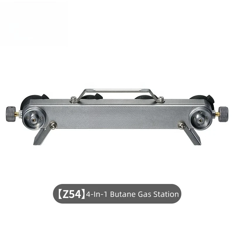 

4 In 2 Butane Adapter with Conversion Adapter Screw Type Extension Hose Split Furnace Adapter Gas Cartridge Stove
