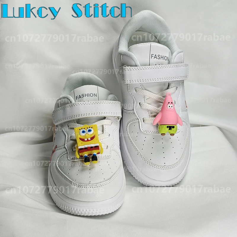 Spongebob Gif children Shoes Student Casual Kid Sneakers girls boys Running Fashion Sports Shoes cute Christmas Birthday Gif